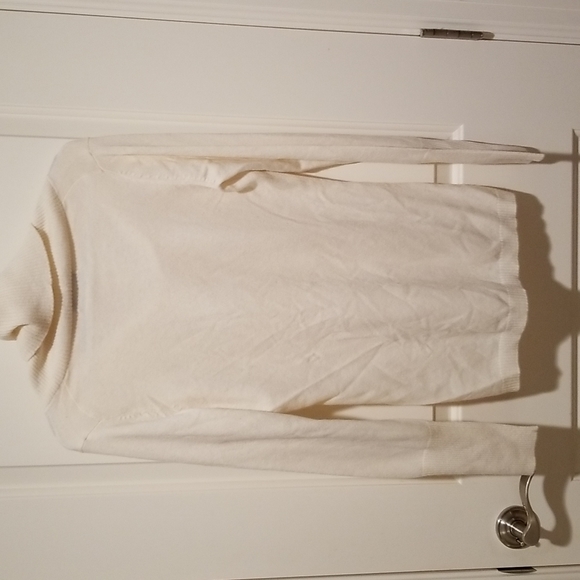 NWT Banana Republic size M Ivory cowl neck sweater - Picture 5 of 7